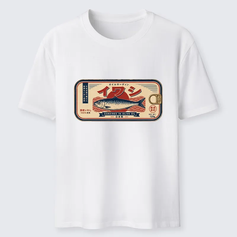 Tokyo-Tiger Vintage Japanese Sardine Can Art Classic T-Shirt Sale
