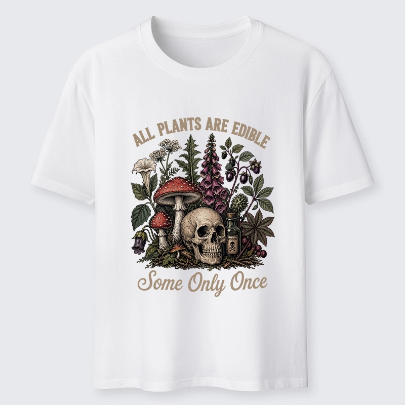 Tokyo-Tiger Poisonous Plants And Skull Dark Humor Classic T-Shirt