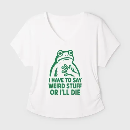 Tokyo-Tiger Weird Frog Funny Meme Modal Dolman Sleeve T-Shirt