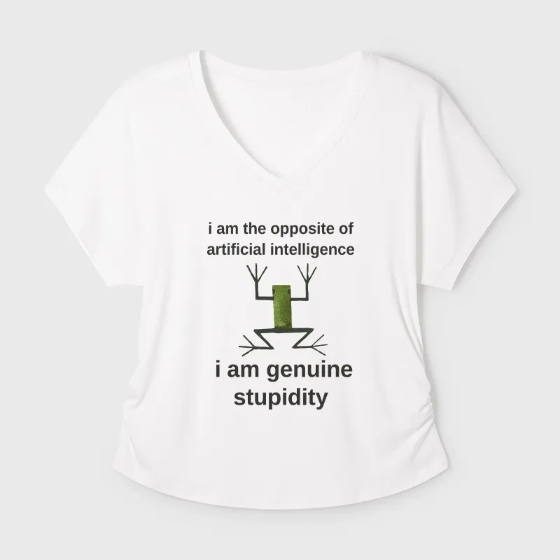 Tokyo-Tiger Genuine Stupidity Frog Meme Modal Dolman Sleeve T-Shirt Sale