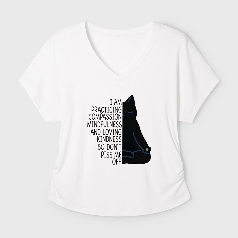 Tokyo-Tiger Calm Black Cat With Anger Issues Modal Dolman Sleeve T-Shirt