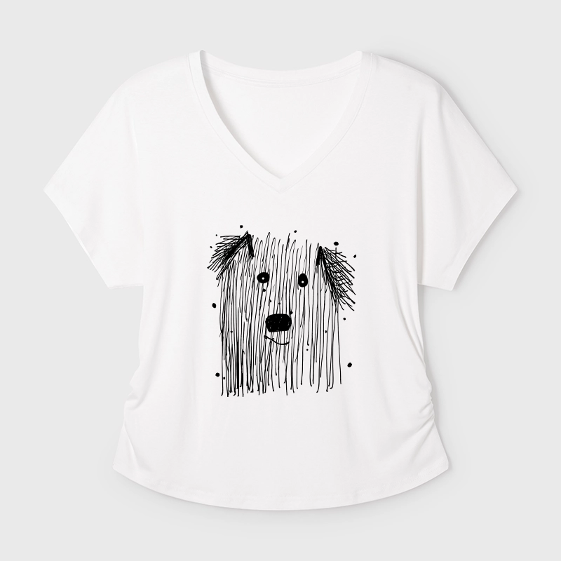 Tokyo-Tiger Fluffy Chaos In Dog Form Modal Dolman Sleeve T-Shirt