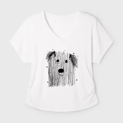 Tokyo-Tiger Fluffy Chaos In Dog Form Modal Dolman Sleeve T-Shirt