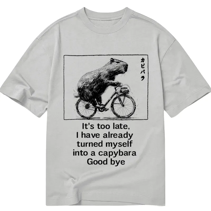 Tokyo-Tiger Funny Capybara Riding A Bicycle Classic T-Shirt