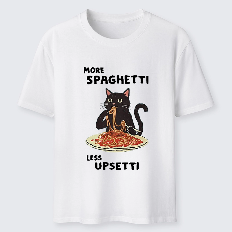 Tokyo-Tiger More Spaghetti Less Upsetti Cat Classic T-Shirt