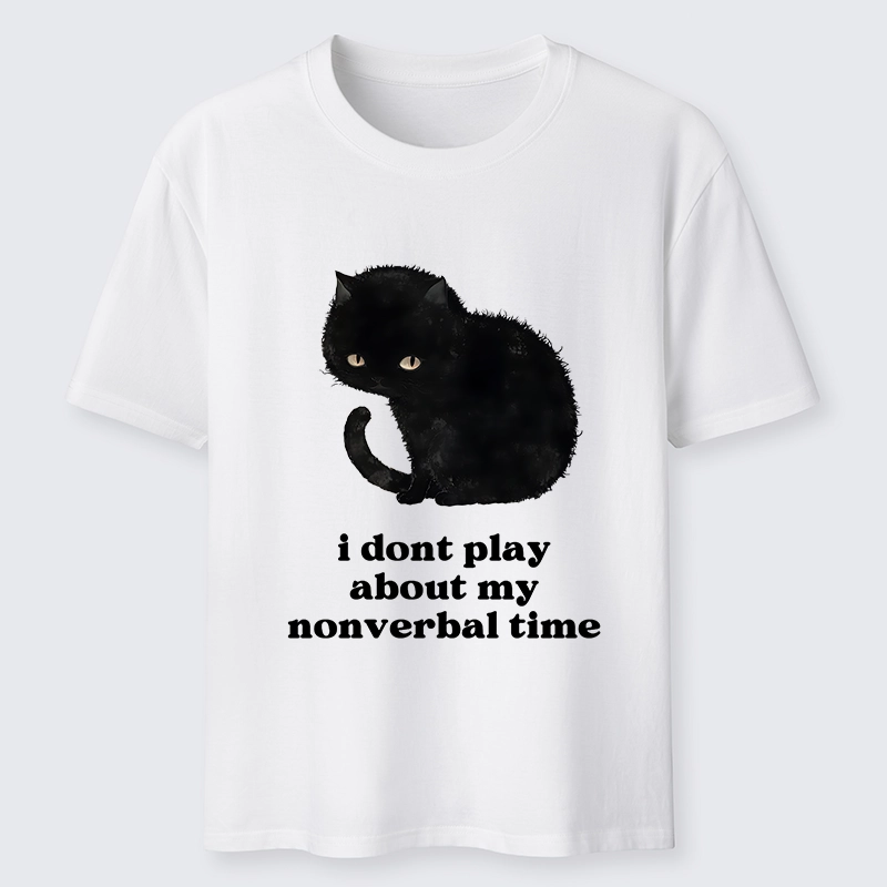 Tokyo-Tiger Relatable Introvert Black Cat Classic T-Shirt