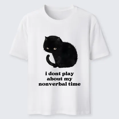 Tokyo-Tiger Relatable Introvert Black Cat Classic T-Shirt