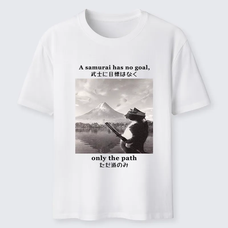 Tokyo-Tiger Samurai Cat At Mount Fuji Classic T-Shirt