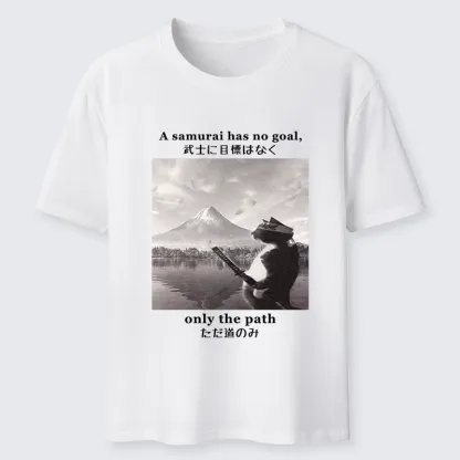 Tokyo-Tiger Samurai Cat At Mount Fuji Classic T-Shirt