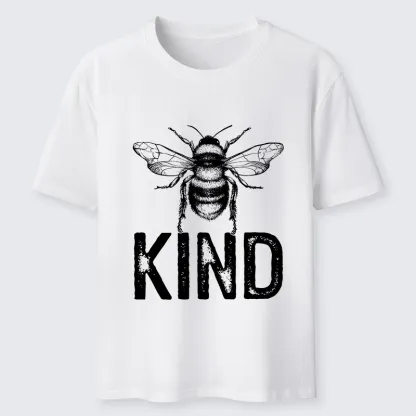 Tokyo-Tiger Minimalist Bee Kind Illustration Classic T-Shirt
