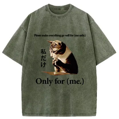 Tokyo-Tiger Only Me Everything's Fine Washed T-Shirt