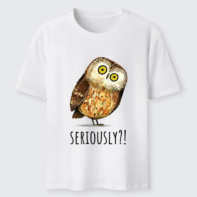 Tokyo-Tiger Seriously Confused Owl Meme Art Classic T-Shirt