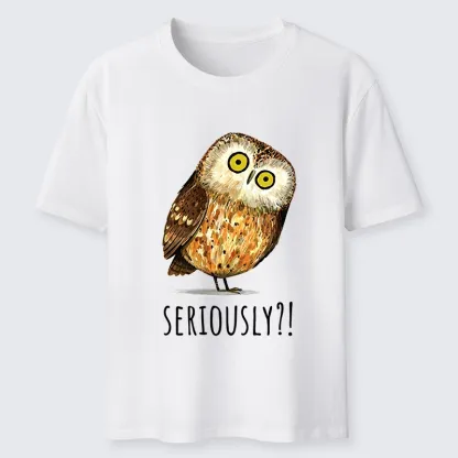 Tokyo-Tiger Seriously Confused Owl Meme Art Classic T-Shirt