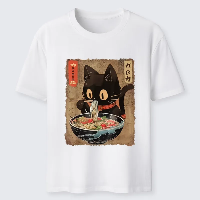 Tokyo-Tiger Ramen Cat Living Its Best Life Classic T-Shirt