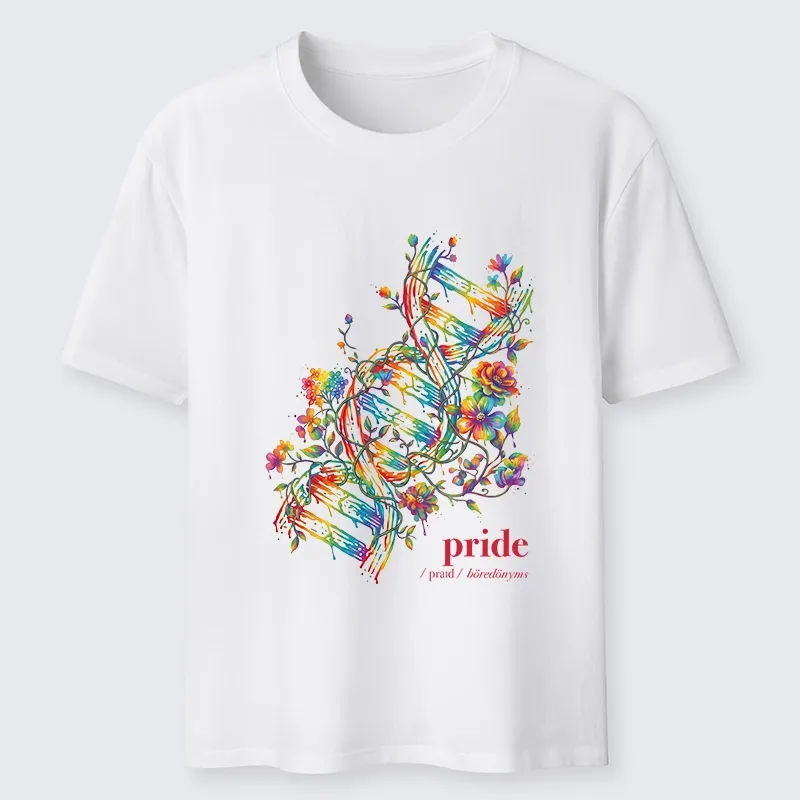 Tokyo-Tiger Floral Rainbow DNA Full Of Pride Spirit Classic T-Shirt