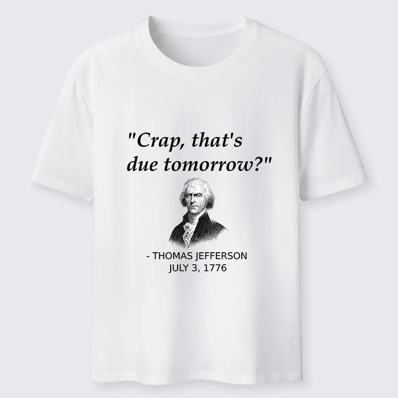 Tokyo-Tiger Funny Meme Jefferson Last Minute Deadline Panic Classic T-Shirt