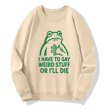 Tokyo-Tiger Weird Frog Funny Meme Classic Sweatshirt