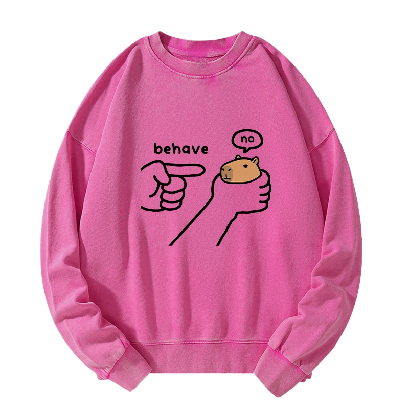 Tokyo-Tiger Dishonest Capybara Washed Sweatshirt