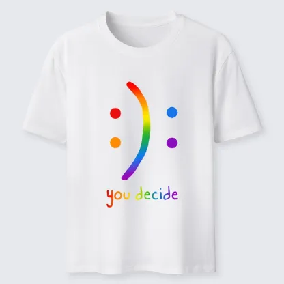 Tokyo-Tiger Colorful Rainbow Smile You Decide Classic T-Shirt