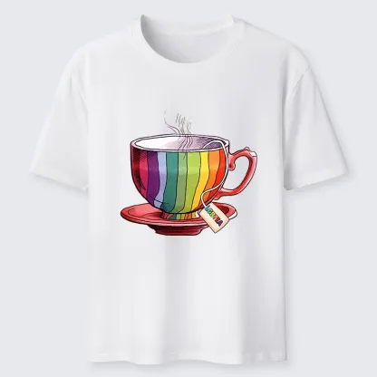 Tokyo-Tiger Rainbow Pride Tea Cup Classic T-Shirt