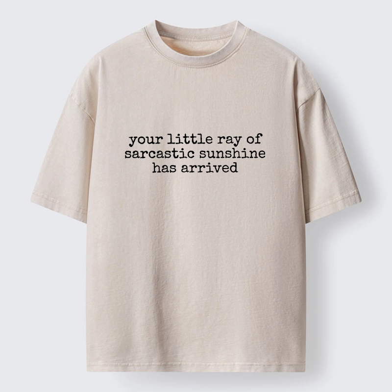 Tokyo-Tiger Funny Meme Sarcastic Sunshine Quote Washed T-Shirt
