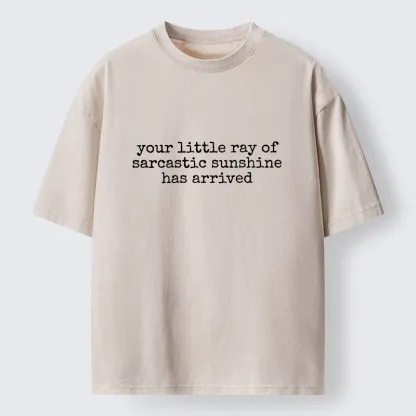Tokyo-Tiger Funny Meme Sarcastic Sunshine Quote Washed T-Shirt