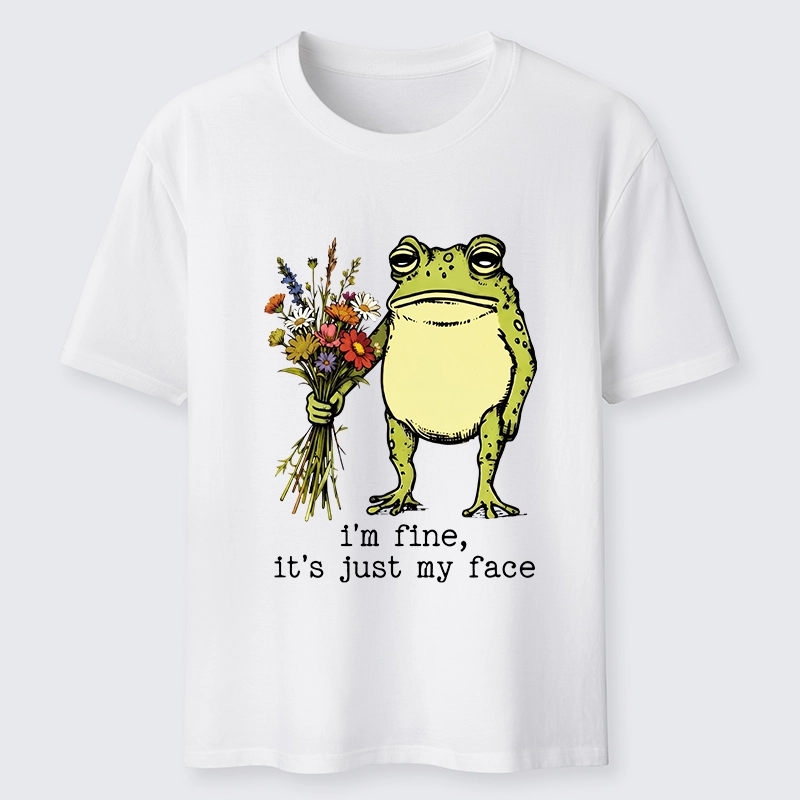 Tokyo-Tiger Funny Frog Meme My Face Lies Classic T-Shirt