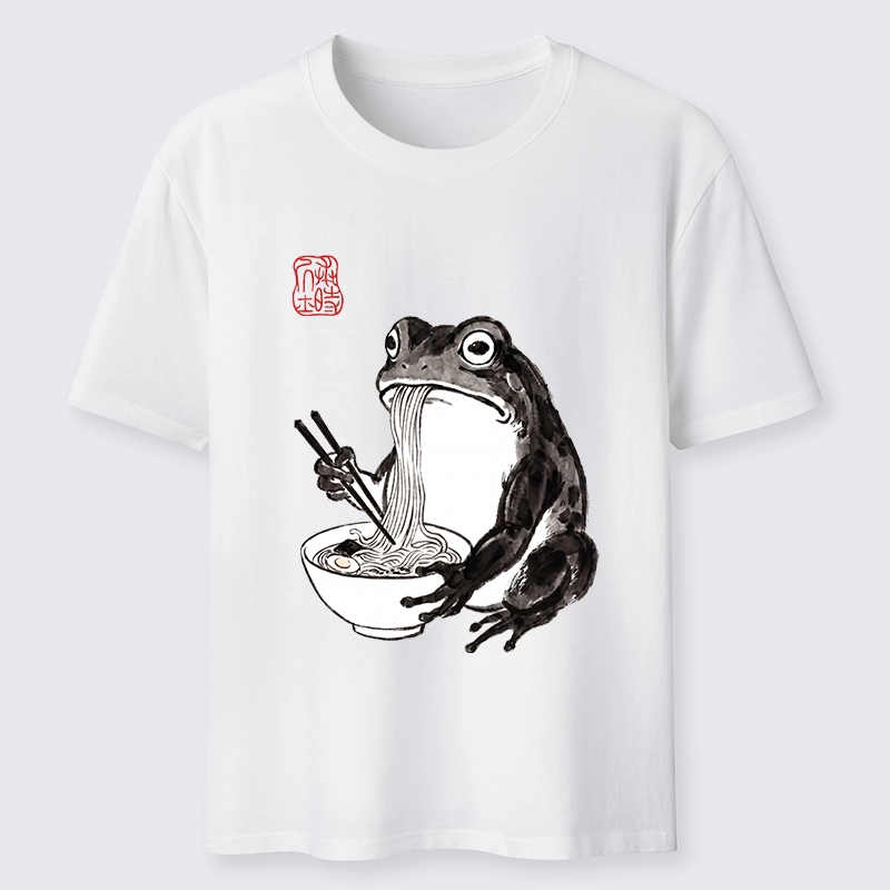 Tokyo-Tiger Cat Loves Eating Pasta Classic T-Shirt