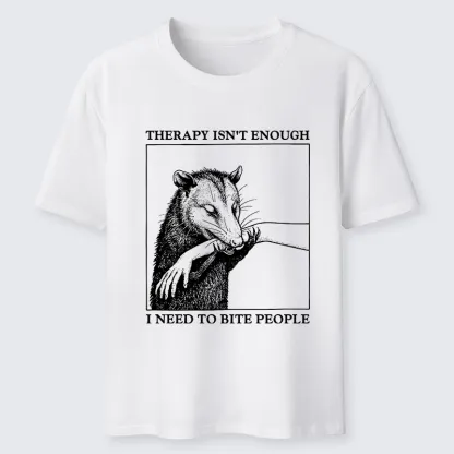 Tokyo-Tiger Funny Opossum Biting People Classic T-Shirt