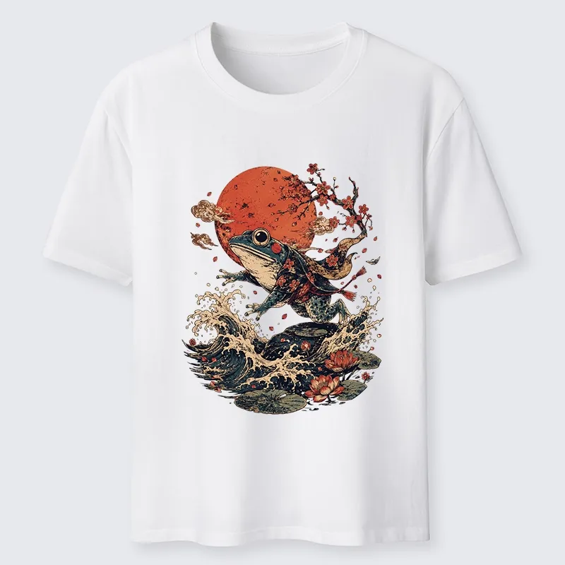 Tokyo-Tiger Cool Japanese Style Frog Saving The World Classic T-Shirt Sale