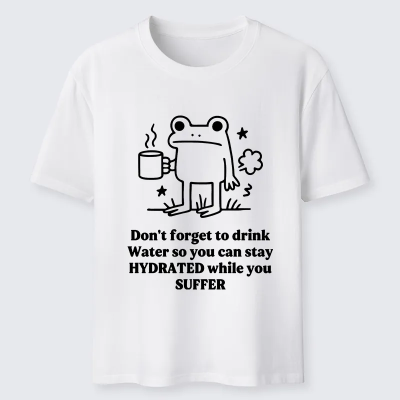 Tokyo-Tiger Frog Says Drink Water Classic T-Shirt Sale