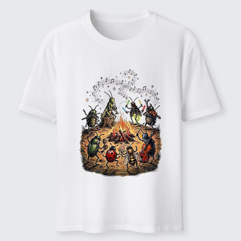 Tokyo-Tiger Bug Band Campfire Jam Classic T-Shirt