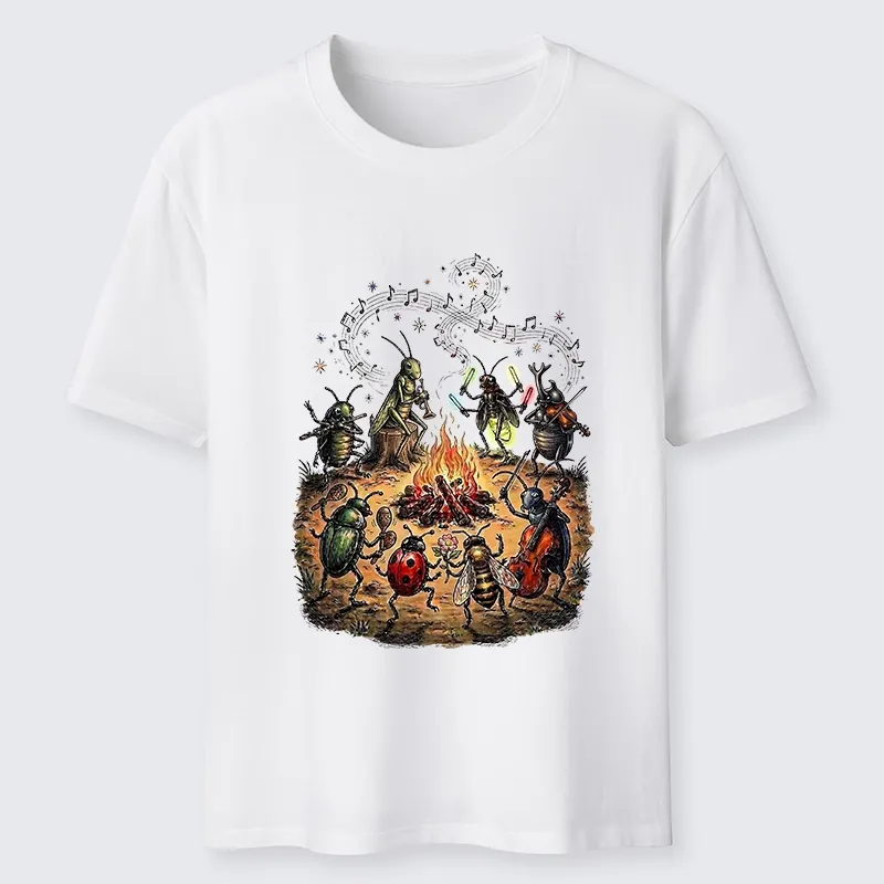 Tokyo-Tiger Bug Band Campfire Jam Classic T-Shirt
