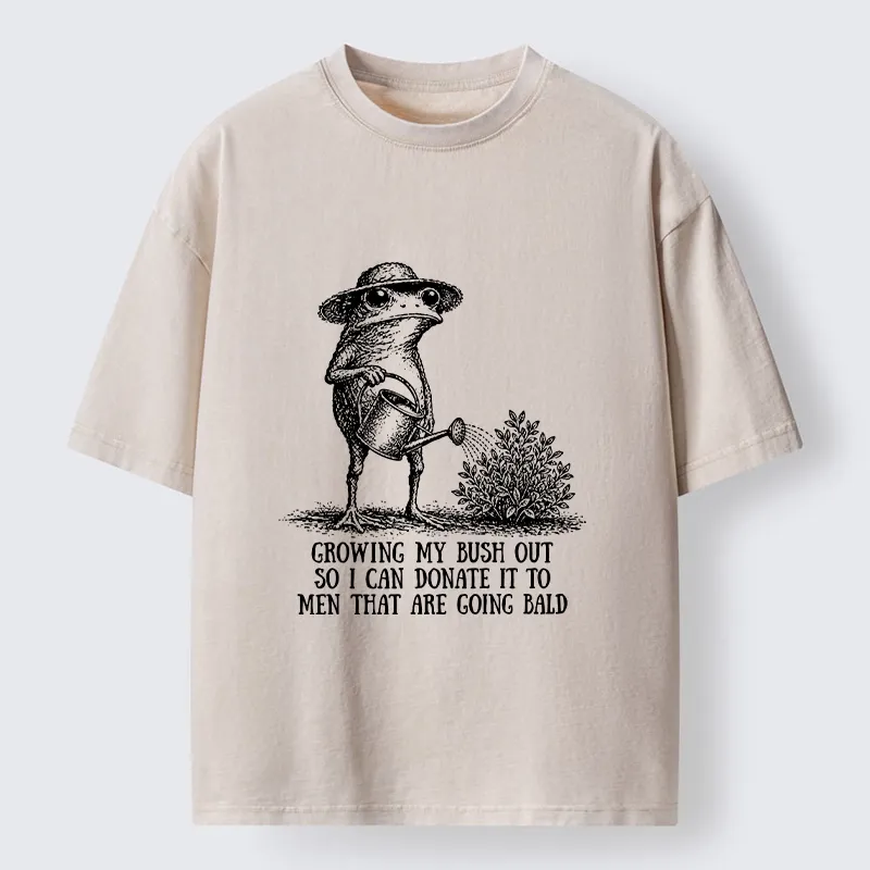 Tokyo-Tiger Silly Gardener Frog Funny Daily Meme Washed T-Shirt Sale