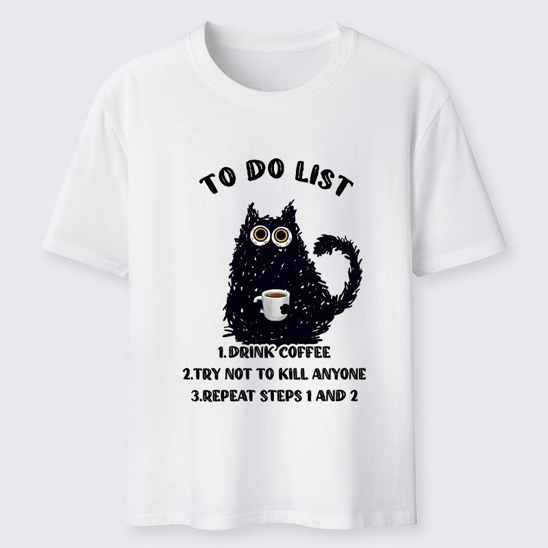 Tokyo-Tiger Funny Meme Daily Coffee Routine Classic T-Shirt