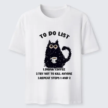 Tokyo-Tiger Funny Meme Daily Coffee Routine Classic T-Shirt