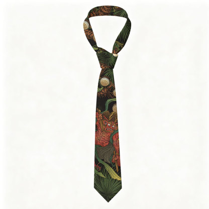 Tokyo-Tiger Japanese Yokai Necktie