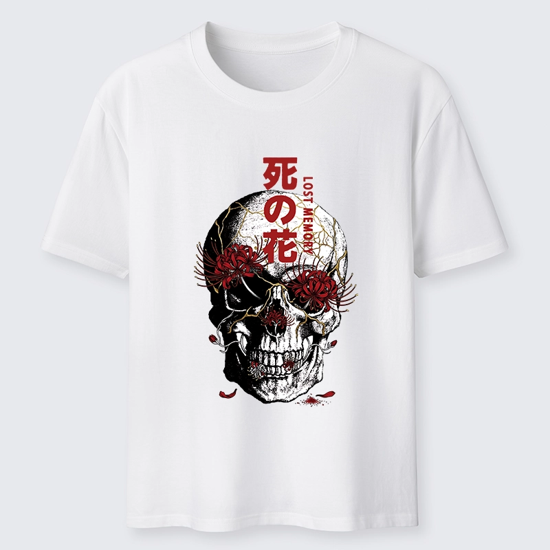 Tokyo-Tiger Dark Goth Spider Lily Skull Art Classic T-Shirt