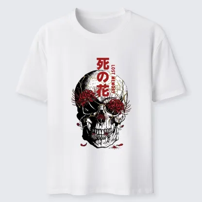 Tokyo-Tiger Dark Goth Spider Lily Skull Art Classic T-Shirt