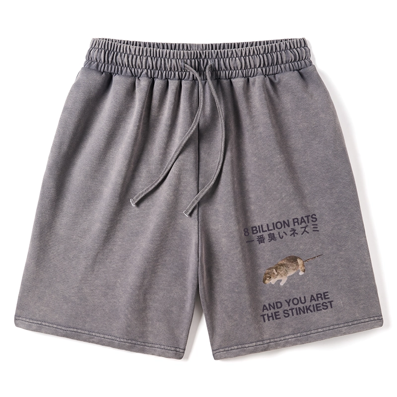 Tokyo-Tiger World's Stinkiest Rat Washed Shorts