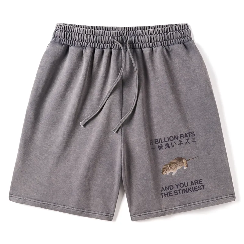 Tokyo-Tiger World's Stinkiest Rat Washed Shorts Sale