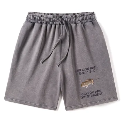 Tokyo-Tiger World's Stinkiest Rat Washed Shorts