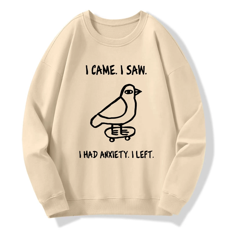 Tokyo-Tiger Funny Meme Bird Just Needs A Break Classic Sweatshirt