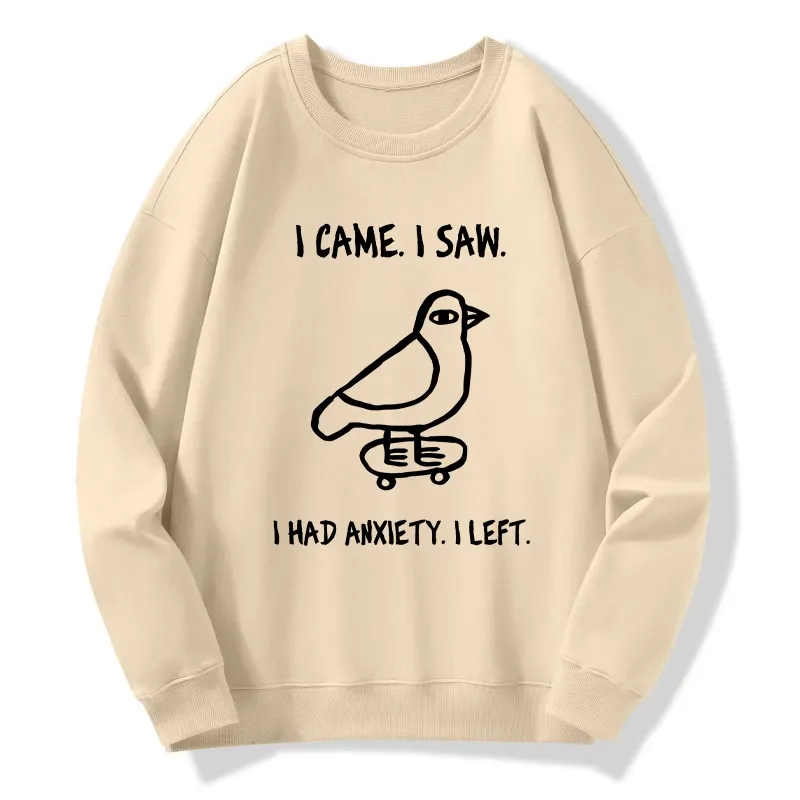 Tokyo-Tiger Funny Meme Bird Just Needs A Break Classic Sweatshirt