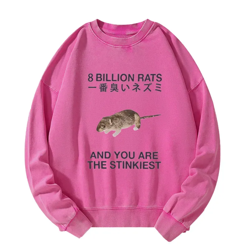 Tokyo-Tiger World's Stinkiest Rat Washed Sweatshirt