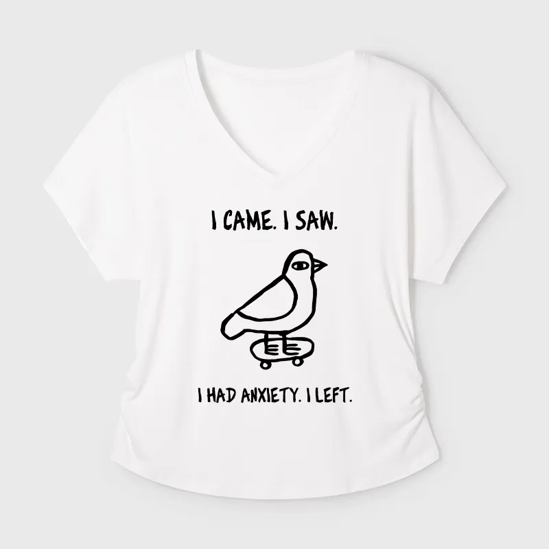 Tokyo-Tiger Funny Meme Bird Just Needs A Break Sleeve T-Shirt
