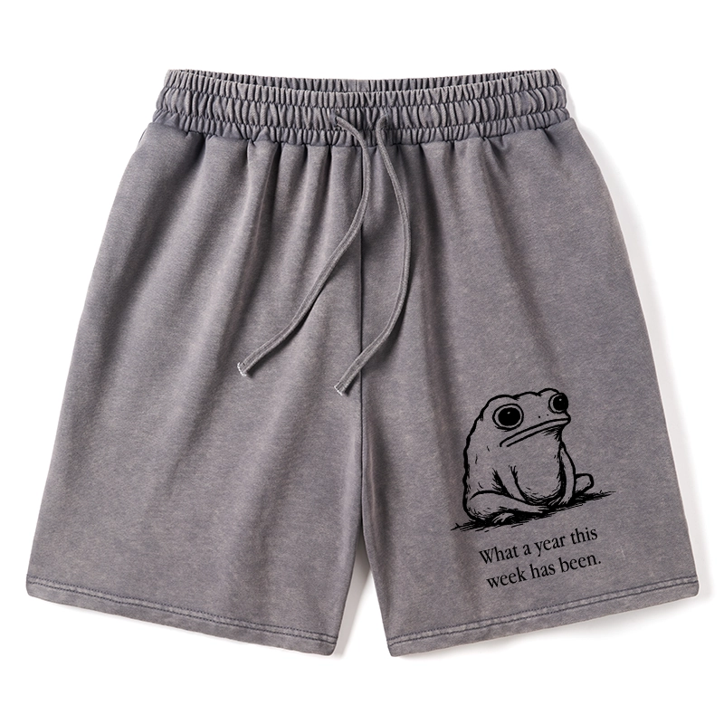 Tokyo-Tiger This Week Feels Like A Whole Year Washed Shorts