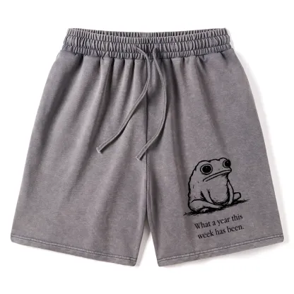 Tokyo-Tiger This Week Feels Like A Whole Year Washed Shorts