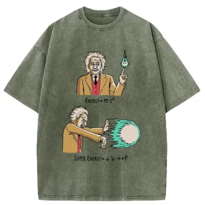 Tokyo-Tiger Einstein's Secret Weapon Washed T-Shirt