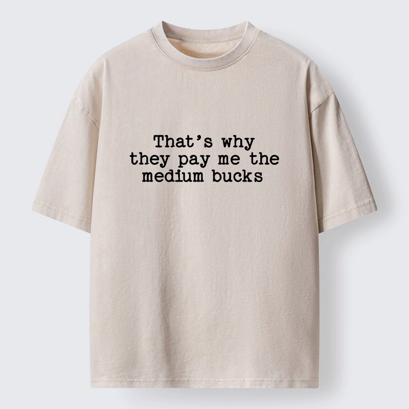 Tokyo-Tiger Relatable Work Salary Funny Quote Washed T-Shirt